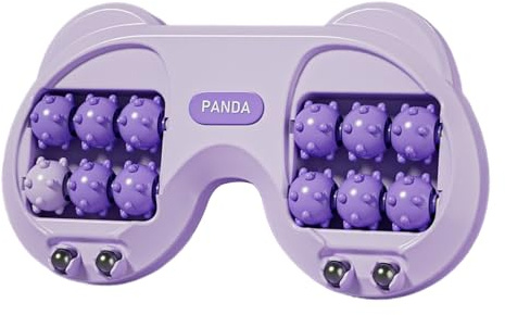 Duál fotmassagerulle – för plantar faşciitis Duál fot i upressure T⤞erapy, reflexologi verktyg för smärtlindring och förbättrad cirkulation | Manuell massageapparat för fötter, benvård, hemspa, kontor