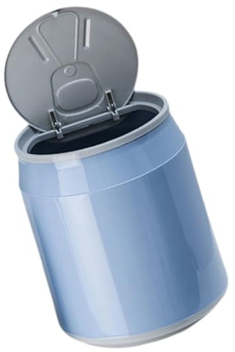 SHINEOFI Poubelle de Comptoir Petite avec Couvercle Mini Poubelle de Bureau Plastique pour Maison