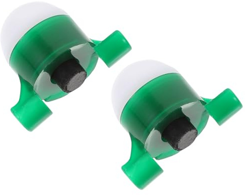Uonlytech 2 Pièces Indicateur de Morsure pour Pêche Lampes à Induction LED Légères en Pc, Fête Estivale Pêche de Nuit Pratique