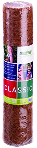 Romberg Pflanzenschutz Matte eckig (Kokosmatte, Frostschutz für Pflanzen im Winter, Maß 150 x 50 cm) 10295101, braun