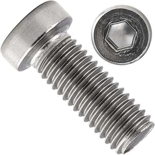 OPIOL QUALITY® Zylinderschrauben mit Innensechskant niedrige Kopf DIN 7984 M4x6 mm aus Edelstahl A2 V2A (30 Stück) Zylinderkopfschrauben Schrauben Zylinderkopf