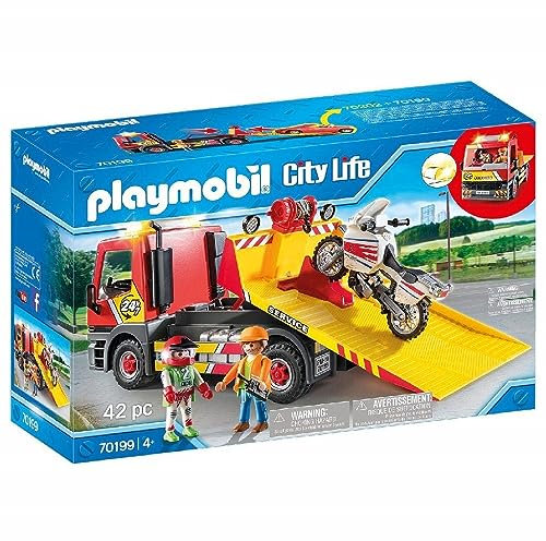 Playmobil City Life 70199 Towing Service, For Children Ages 4+