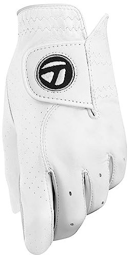 TaylorMade TP Golfhandschuh für Herren, Weiß, Größe M