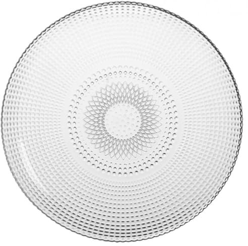 ASSIETTE PLATE EN VERRE - Diamètre 27cm