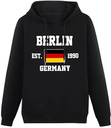 KETAFOUND Unisex Deutschland Flagge Hoodie Sweatshirt - Lockerer Pullover Mit Patriotischer Flagge Und 3D-Druck Aus Baumwollfleece, Rugby-Hoodie, Übergroßer Hip-Hop-Streetwear-Trainingsa