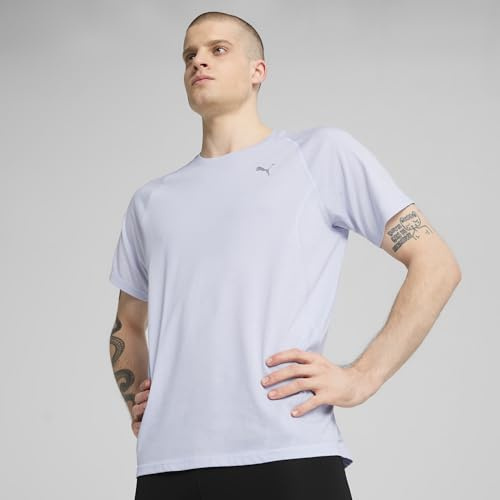 PUMA Herren Velocity Tri-Blend Lauf-T-Shirt M, Cool Weather Blue