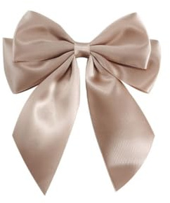 Hrlace Schleifen Geschenkschleifen Dekoschleife DIY Basteln Fertige Selbstklebend Satin Schleife für Weihnachten Valentinstag Hochzeit Festival Party Geschenkverpackung Champagner 20 Stück