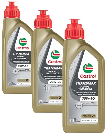 Castrol TRANSMAX Manual Multivehicle 75W-90 1L (Paquete de 3)
