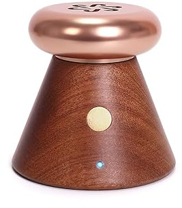 Mini diffuseur sans eau pour huiles essentielles, diffuseurs USB en bois à piles pour chambre, voiture, chambre à coucher, salle de bain (sapele)