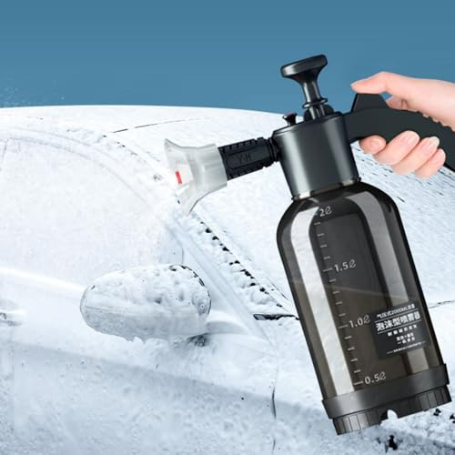 Pulverizador De Espuma Para Lavado De Coches, 33x12.5cm Pulverizador De Espuma De Bomba Manual, Pulverizadores De Bomba De Presión Manual, Pulverizadores De Bombas Para Limpieza Domes