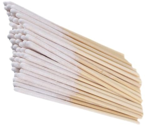 NUOBESTY Bastoncini di Cotone per Pulizia e Make-up Donna, 60 Pezzi Spessi e Resistenti, Cotton Fioc Multiuso per Casa e Salone di Bellezza, Accessori per Sopracciglia e Ciglia, Uso