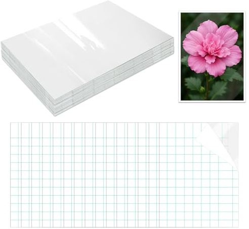 100 Pezzi Pellicole Autoadesive per Laminazione a Freddo,92x130mm Pellicole Laminate Autoadesive Impermeabili,Laminazione a Freddo per Manifesti,Fotografie,Certificato e Menu (Non Richiede Macchinari)