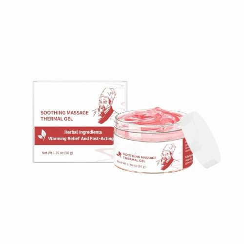 Värmande massagegel för kropp,uppstramande och utjämnande hudfuktighetskräm | Örtformel, Deep Tissue Massage Gel för avkoppling, Snabbabsorberande Formel, Uppstramande och utjämnande hud