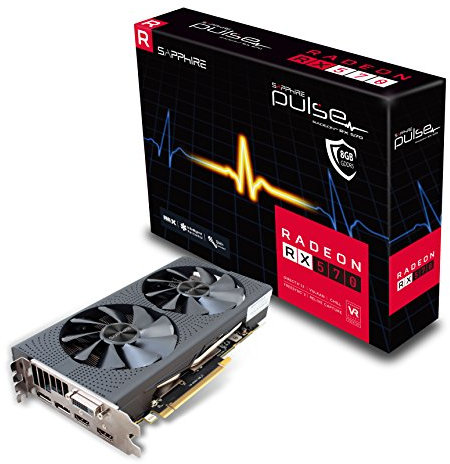 Sapphire 11266-36-20G ATI RADEON RX 570 PCI Express grafikkort grå