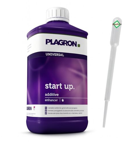 Weedness Plagron Start Up 1 Liter - Stecklinge Aufzucht Anzucht Jungpflanzen Dünger Grow Anbau Indoor Bio Gurken Tomaten