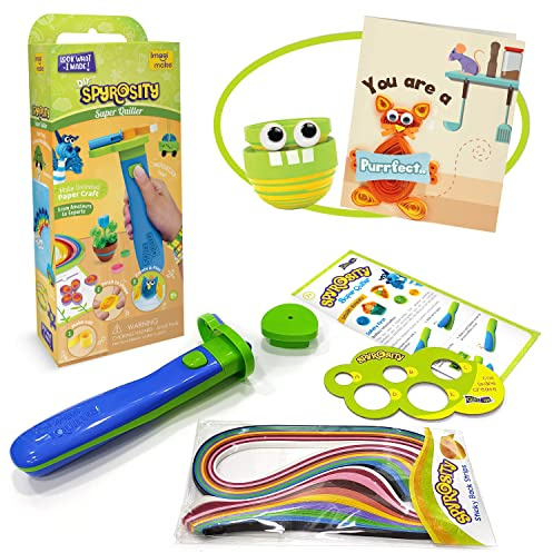 Quill On: Spyrosity Super Quiller - Strumento di Quilling automatizzato - per Ragazze e Ragazzi sopra i 7 Anni