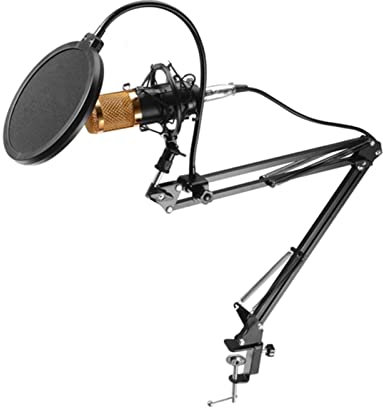 EBTOOLS USB Podcast Mikrofon BM-800 Mikrofon-Set USB-Streaming Podcast PC-Studio mit verstellbarem Mikrofonaufhängung für, Podcasting, Voice-Over