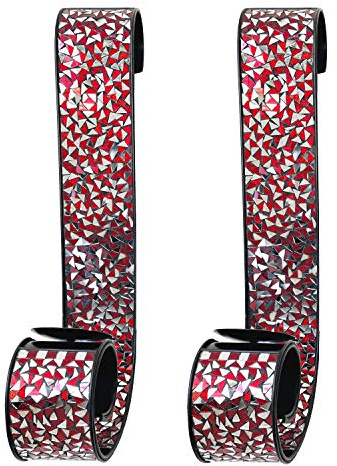 Mosaic Wall Sconce Set of 2 Tealight Candle Holders | Abstract Metal Wall Art Candle Sconces Pair Extra Large
