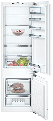 Bosch Serie 6 KIS87AFE0 réfrigérateur-congélateur Intégré (placement) 272 L E Blanc