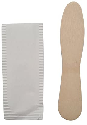 Yolli Wooden Ice Cream Spoons/Spades - Individually Wrapped -500 Pcs