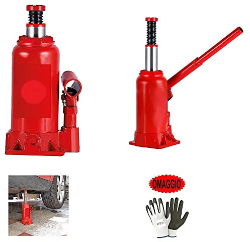 Compatible con Mercedes CLASSE V Gato HIDRÁULICO DE Botella DE 3 TONELADAS para Autos VEHICULOS CRIK EN Metal con Gato para ELEVACION DE NEUMÁTICOS Altura DE 17 A 33CM