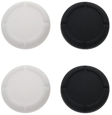 eMagTech 4PCS Replacement Thumb Caps Comfort Soft Silicone Analog Thumb Joystick Thumbstick Grips Skin Compatible with Switch & Switch Lite Compatible with Joy-Con Controller
