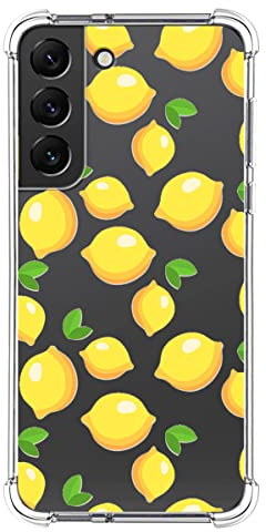Tumundosmartphone Coque Silicone Anti-Chocs pour Samsung Galaxy S22 5G Design Dessins - Citrons