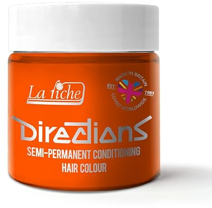 La Riche Directions Semi-Permanent Hair Color Bote de 100 ml (Fluorescent Orange)