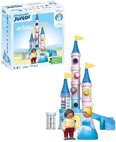 PLAYMOBIL JUNIOR | Disney | Cinderellas Schloss | nachhaltiges Spielzeug für Kinder ab 1 Jahr | 71457