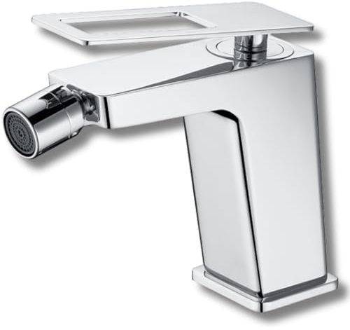 Imex Bidet-Wasserhahn, Einhebelmischer für Badezimmer, Bidetarmatur mit Mischbatterie für heißes und kaltes Wasser, Bidet-Armatur, einfache Installation, Serie Schweden, Chrom