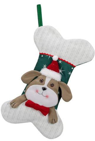 Hund Weihnachtsstrumpf - Weihnachtsstrümpfe Deko | Weihnachtsstrümpfe für Hund | Weihnachten Hundestrümpfe für Hunde Katzen und Haustiere