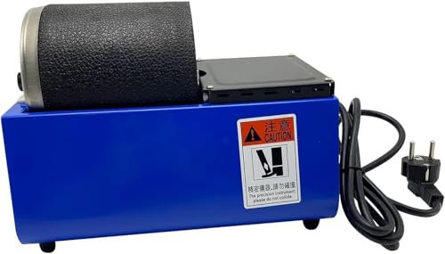 JeeKoudy Professional Rock Tumbler Kit, Electric Rock Polisher, Rock Tumbler Machine, No Load Speed 2700 Rpm/Single Barrel 110x115mm/smooth Operation, for Crystals, Stone, Glass, Metal
