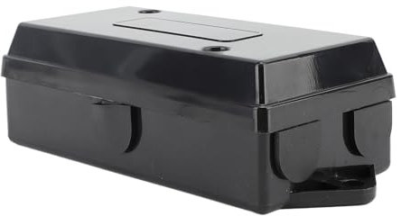 7 Way Electrical Trailer Junction Box Weatherproof 7 Gang Trailer Wire Connector Junction Box for RV Boat Light
