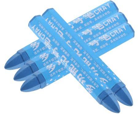 TOPPERFUN 5pcs Tire Marking Crayon Easy Use Tire Marker Pen for Temporary Marking Cars Industrial Tools and More