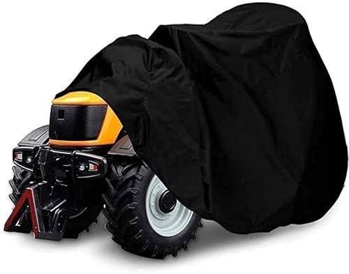 ZUYINBULUO Copertura Protettiva Impermeabile for Trattorino Tosaerba, Protezione Impermeabile, Giardino, ATV, Telo Copriauto, Telo Protettivo UV(Black,XXL)