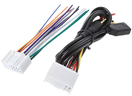 Car Wiring Harness Adapter Stereo Radio Power Connector Compatible For Radio Anti-interference With USB Plug Car Socket Usb