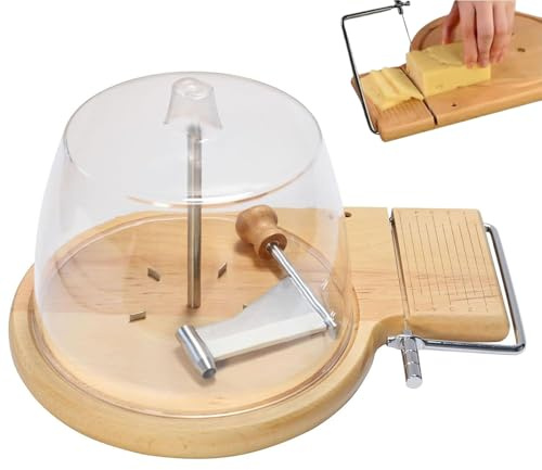 Cortador de queso | Manual Manual Multifuncional | Cortador de queso y rallador | Corte rápido para la cocina doméstica, preparación de comidas, alimentación saludable y vegetariana, así como