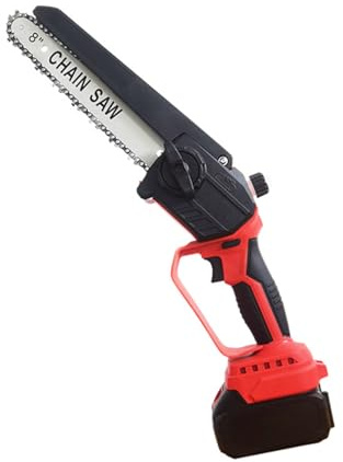 BCJMKDX Motoseghe elettriche. Motosega elettrica Portatile da 8 Pollici, Mini Motosega a Batteria con Motore brushless