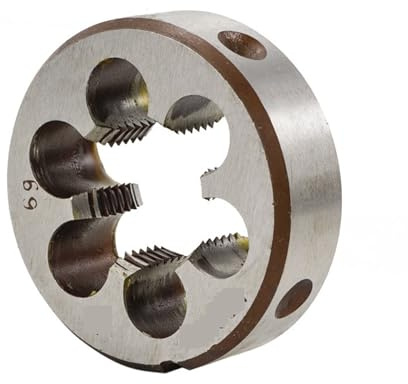 HKEJSJWA M2-M16 Linksgewinde-Schneideisen, Maschinen- und Handwerkzeuge for Werkzeugmaschinen und manuelles Außengewindeschneiden und -reparieren(Mx1.5)
