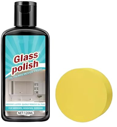 Nettoyant Pour Portes De Douche Détachant Longue Durée 120ml | Polisseur Pour Vitres Salle De Bain Pour Fenêtre Miroir Robinet Céramique Acier Inoxydable Patio Et Domestique