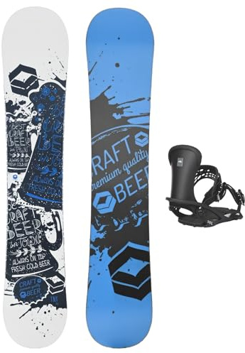 FTWO Set Snowboard TNT Blau 143cm mit Pipe Bindung M Sale