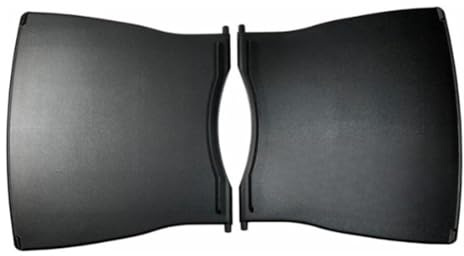 FUBESK Grill Table Kit 60067 Per Weber Q2000 Q2200 Q2400, Robusto Per Mensola Laterale In Plastica Esterna Bbq Cottura, Per Nero