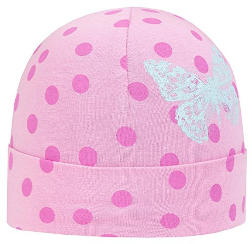 Döll Mädchen Mütze Topfmütze Jersey 1735840608, Gepunktet, Gr. 47, Rosa (Fuchsia 2023)
