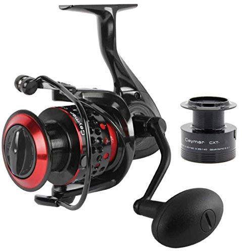 Okuma Ceymar XT CXT-65 Rolle - 340m 0,35mm Schnurfassung Angelrolle, Spinnrolle, Rolle für Hecht, Zander, Barsch, Forellen, Wels