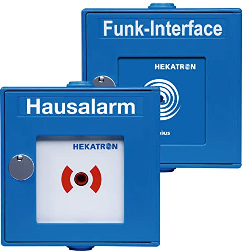 Hekatron Funkhandtaster Genius für Hekatron Genius Plus X Rauchmelder – Hausalarm – optional Funk vernetzbar