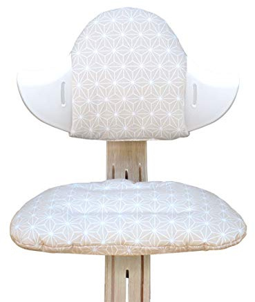 Evomove BESCHICHET Happy Star Ensemble de coussins pour chaise haute Nomi Beige