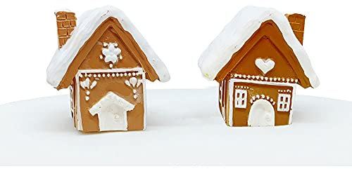 Anniversary House Gingerbread Village Cake Decoration Set Luxury Boxed, BX334, Multi-colour