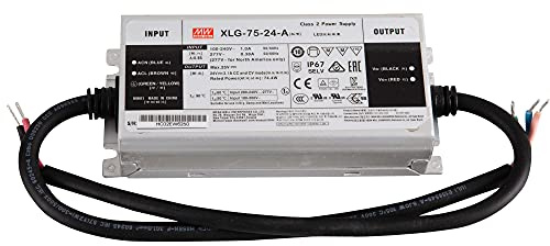 XLG-75-24-A LED Netzteil Trafo Mean Well XLG-75-24-A LED-Trafo, 75 W, 24 V DC, 3100 mA Transformator für LED Beleuchtung
