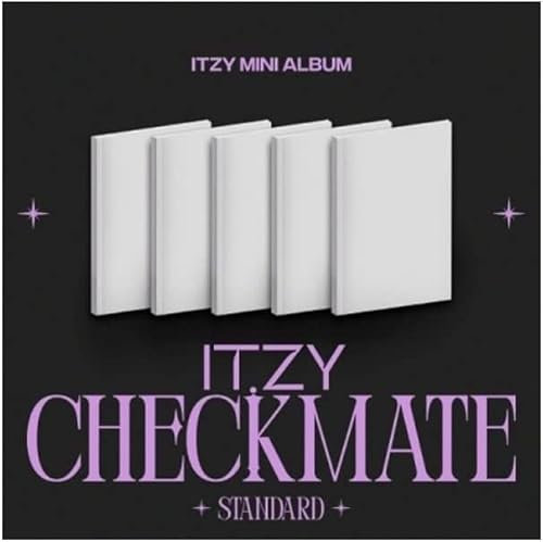 ITZY – Checkmate Standard Edition [Komplettes Set Ver.] (5. Mini-Album) 5 Alben + begrenzte Vorteile + kulturkoreanisches Geschenk (dekorative Aufkleber, Fotokarten)