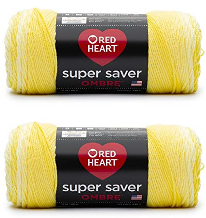 Red Heart, Acrylic, Sunny Yarn Ombre